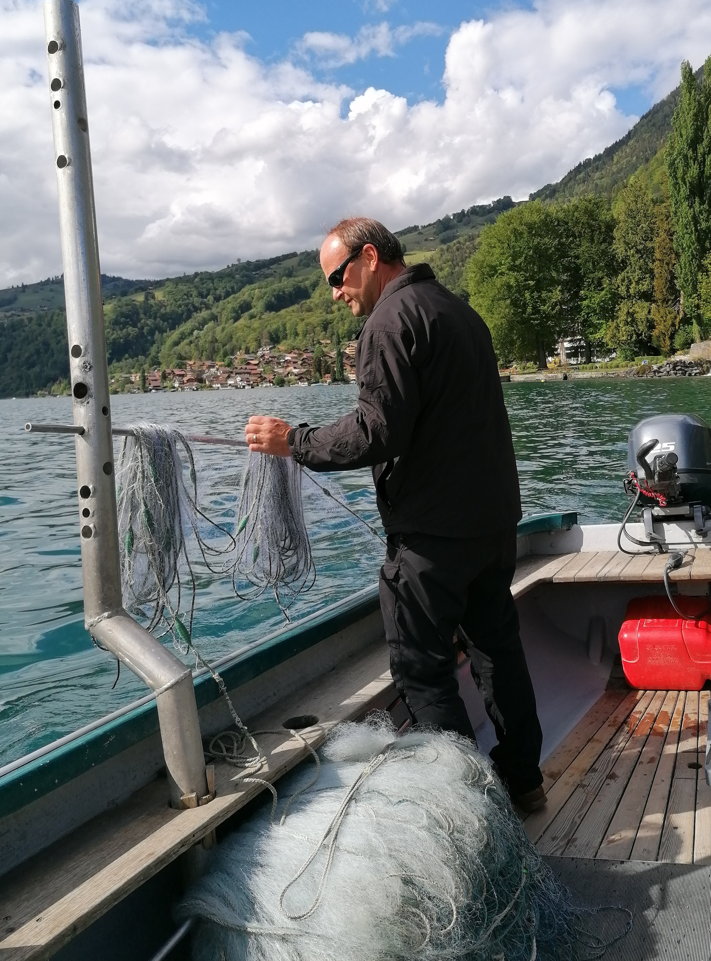 Alltag eines Berufsfischers auf dem Thunersee